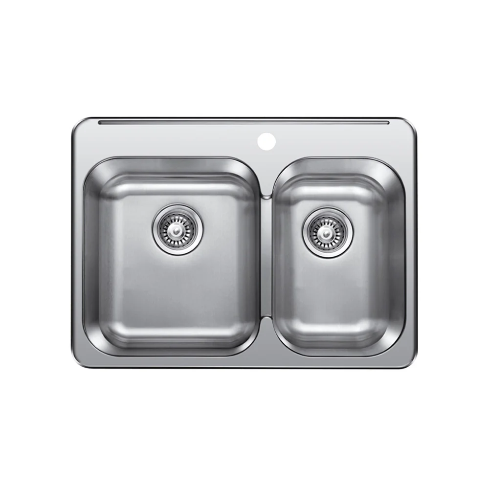 1-1/2 Bowls, 28"X20"X7", Top Mount Kitchen Sink