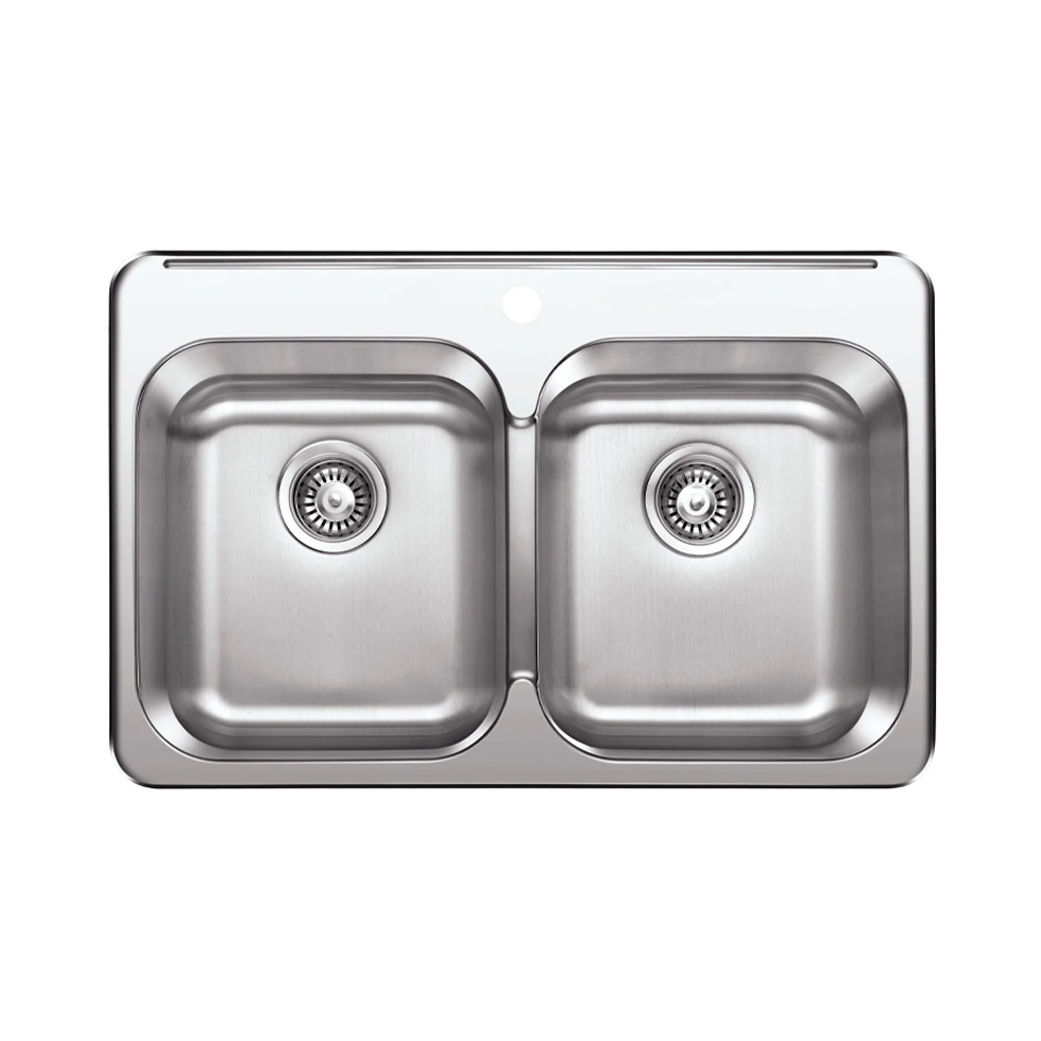 2 Bowls, 32''X21''X7'', Top Mount Kitchen Sink